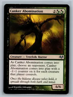 Magic The Gathering Eventide Canker Abomination #115/180 MTG TCG CCG - Image 1