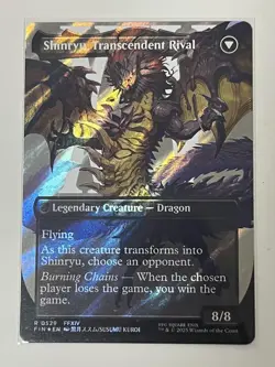 MTG Xenosiyagalvas FIN Borderless English Surge FOIL Playable - Image 2