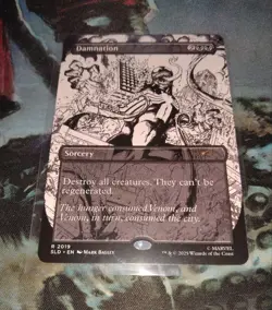 MTG Damnation 2019 Secret Lair Foil SPIDERMAN VENOM UNLEASHED Condition - Image 1