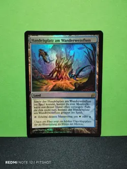 FOIL Handelsplatz am Wanderweinfluss / Wanderwine Hub - MTG Magic - Image 1