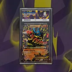 ACE 8 - M Lucario EX 55/111 - XY Furious Fists - Pokemon - (PSA 8) - Image 1