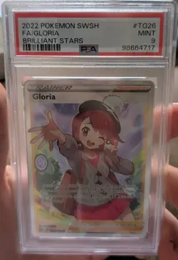 2022 Pokemon SWSH Brilliant Stars Gloria TG26 Full Art PSA 9 - Image 1