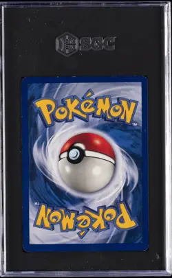 1999 POKEMON BASE SHADOWLESS RED CHEEKS #58 PIKACHU SGC 7 - Image 2