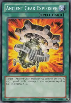 Yugioh Ancient Gear Explosive SD10-EN019 Common NM - Image 1