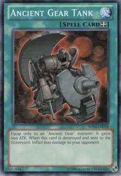 Yugioh Ancient Gear Tank SD10-EN018 Common NM - Image 1