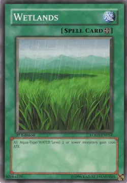 Yugioh Wetlands LODT-EN054 Common 1st Edition LP - Image 1