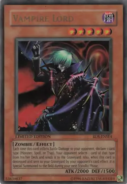 Yugioh Vampire Lord RDS-ENSE4 Ultra Rare LP - Image 1