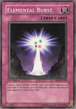 Yugioh Elemental Burst FET-EN059 Common 1st Edition NM - Image 1