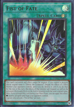 Fist of Fate - EG01-EN003 - Ultra Rare Unlimited NM Yugioh - Image 1