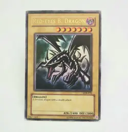 Yugioh Red-Eyes B. Dragon LOB-070 The Legend of Blue Eyes White Dragon Unlimited - Image 1