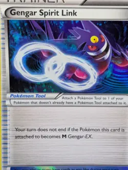Gengar Spirit Link - 95/119 XY - Phantom Forces - Reverse Holo Pokemon Card - Image 2