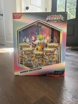 Pokemon TCG SV8.5 Prismatic Evolutions Binder Collection Box Factory Sealed - Image 1