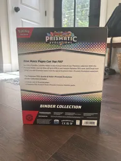 Pokemon TCG SV8.5 Prismatic Evolutions Binder Collection Box Factory Sealed - Image 2
