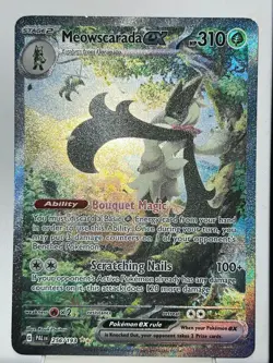 Meowscarada EX 256/193 SV Paldea Evolved Illustration Rare Pokemon Card NM1 AA6 - Image 2