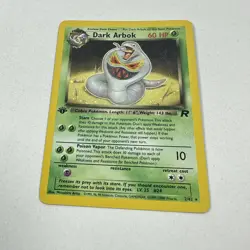 DARK ARBOK Pokemon Card - WOTC - 1st Edition - Team Rocket - 2/82 - HOLO LP - Image 2