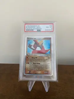 Blaziken EX 90/100 Pokemon Crystal Guardians Holo - PSA 8 (Near Mint) - Image 1