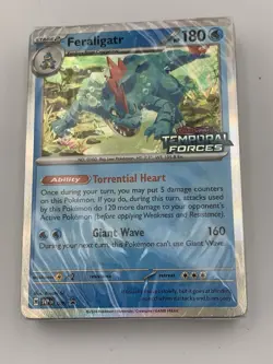 Pokemon Temporal Forces Sealed Feraligatr Promo #89 Pre-Release Deck Sku 2 - Image 1