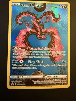 Galarian Moltres SWSH284 Black Star Promo SWSH: Sword & Shield Pokemon Card - Image 2