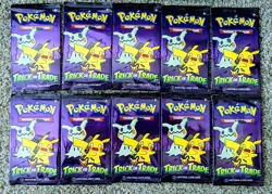 *LOT OF 10* Mini Packs Pokemon TCG Trick or Trade BOOster Bundle 2023 Halloween - Image 2