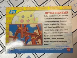 Topps Movie Animation Pokemon Better Than Ever #56 Foil LP / bx120 - Image 2