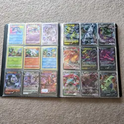 HUGE Pokemon Bundle Joblot 218x Hits ENG/JAP Vs Full Art Holo Rare Folder - Image 3