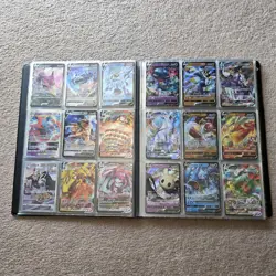 HUGE Pokemon Bundle Joblot 218x Hits ENG/JAP Vs Full Art Holo Rare Folder - Image 4