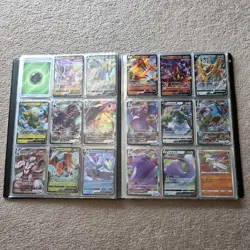 HUGE Pokemon Bundle Joblot 218x Hits ENG/JAP Vs Full Art Holo Rare Folder - Image 5
