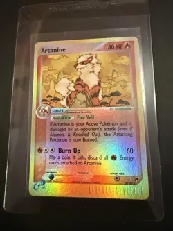 Arcanine Sandstorm #15/100 Reverse Holo Rare Pokemon Card MP - Image 1