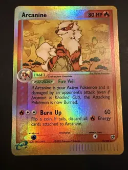 Arcanine Sandstorm #15/100 Reverse Holo Rare Pokemon Card MP - Image 2
