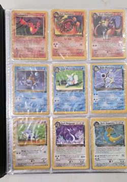 Team Rocket Pokemon Card Collection and extra cards from other vintage sets - Image 3