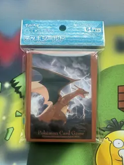 Pokemon Center Charizard Card Sleeves Japan Exclusive 64 count - Image 1