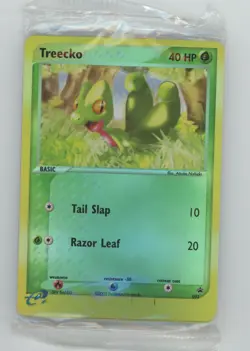 Pokemon Treecko 003 E-League Promo Pack October 2003 Rev Holo SEALED!! Mint - Image 1