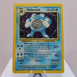 Pokemon TCG - Poliwrath 13/102 Base Set Holo Rare WOTC 1999 - PL - Image 2