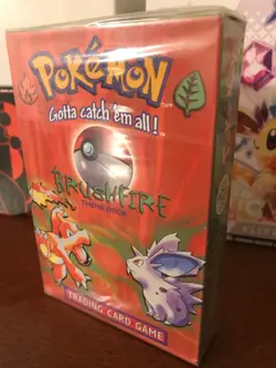 Pokemon Wotc Brushfire Theme Deck Sealed Vintage - Image 2
