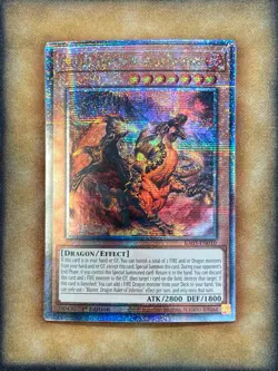 Yugioh Blaster, Dragon Ruler of Infernos RA03-EN010 Quarter Century Rare 1st NM - Image 1