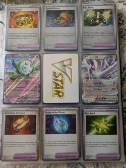 Huge Binder Collection Lot of 416 Pokemon Cards Mixed EX SV SWSH Rev Holo Etc - Image 4