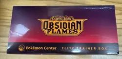 Pokemon TCG Obsidian Flames Pokemon Center Exclusive Elite Trainer Box Sealed - Image 3