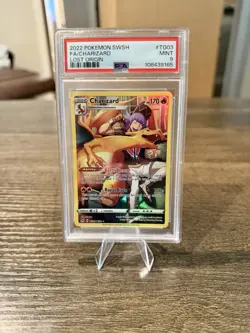 2022 Pokemon Lost Origin Charizard TG03 Full Art Trainer Gallery - PSA 9 Mint - Image 1