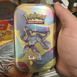 One Pokemon Scarlet and Violet 151 Mini Tin Assorted -each comes with 2 packs - Image 4