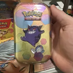 One Pokemon Scarlet and Violet 151 Mini Tin Assorted -each comes with 2 packs - Image 5