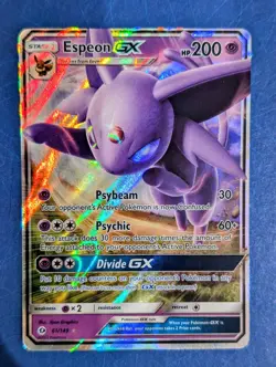 Espeon GX 61/149 SM Base Set Holo Pokemon TCG NM - Image 1