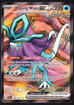 Walking Wake ex 189/162 Temporal Forces Full Art Holo 2024 Pokemon TCG Card NM - Image 1