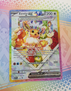 POKEMON PRISMATIC EVOLUTIONS - EEVEE EX 174 SPECIAL ILLUSTRATION PROMO SPC - QTY - Image 1
