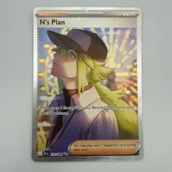 2025 Pokemon SV: BLK EN-Black Bolt #170/086 N's Plan - Image 1