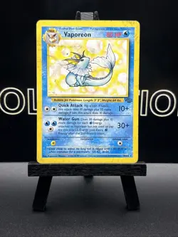 1999 Pokemon Vaporeon Jungle Set 28/64 Regular MP TCG Nintendo WOTC - Image 2