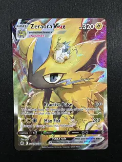 Zeraora VMAX Holo Ultra Rare Card Crown Zenith GG42/GG70 Pokemon English - Image 1