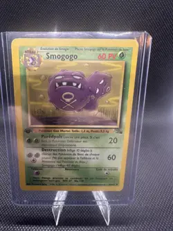 Smogogo Weezing 45/62 1st Edition FRENCH Fossil Pokemon WOTC HP - Image 1