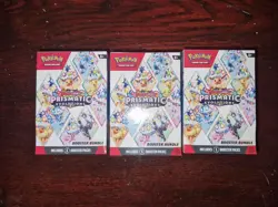 🔥 2x Pokemon TCG Prismatic Evolutions Booster Bundle (6 Packs Each) NEW SEALED - Image 1