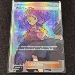 Pokemon Acerola 142/147 Full Art Ultra Rare SM - Burning Shadows NM/M - Image 1
