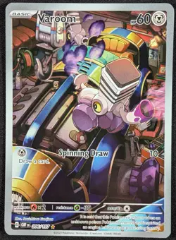 Varoom 2023 Obsidian Flames Full Art Illustration Rare Pokemon Card 206/197 (NM) - Image 1